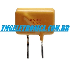 TRF600-150 -- Fusível PTC reajustável Radial, Proteção de circuito, PPTC Fuses PTC RESETTABLE 0,15A ~ 250V - TRF600-150 - Fuse PTC reajustável Radial 150MA/250Volts